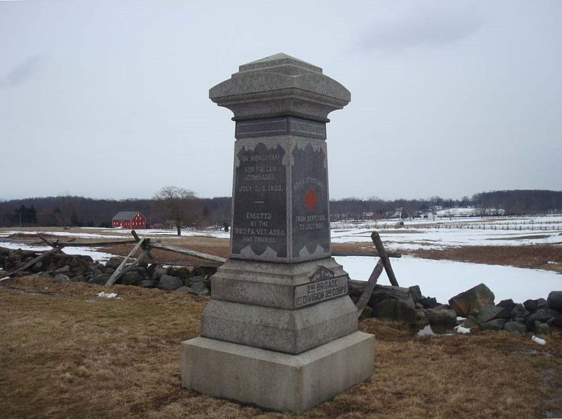 Monument 99th Pennsylvania Infantry