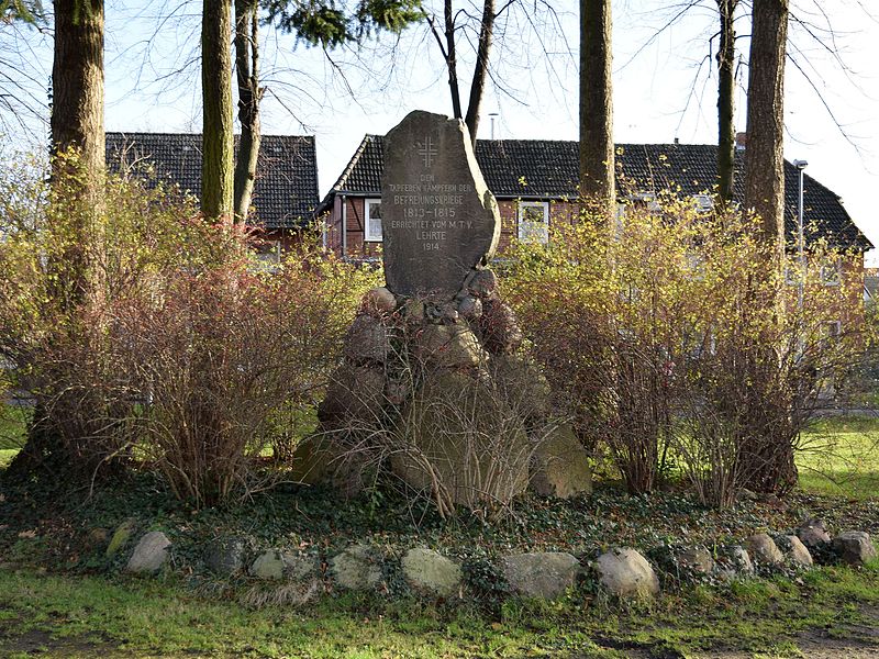 Remembrance Stone Wars 1813-1815 Lehrte