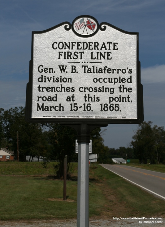 Marker Confederate First Line