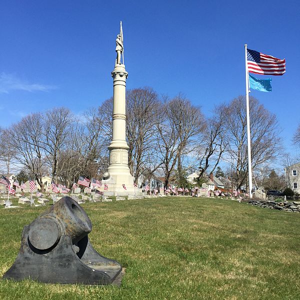 Monument Amerikaanse Burgeroorlog North Burial Ground