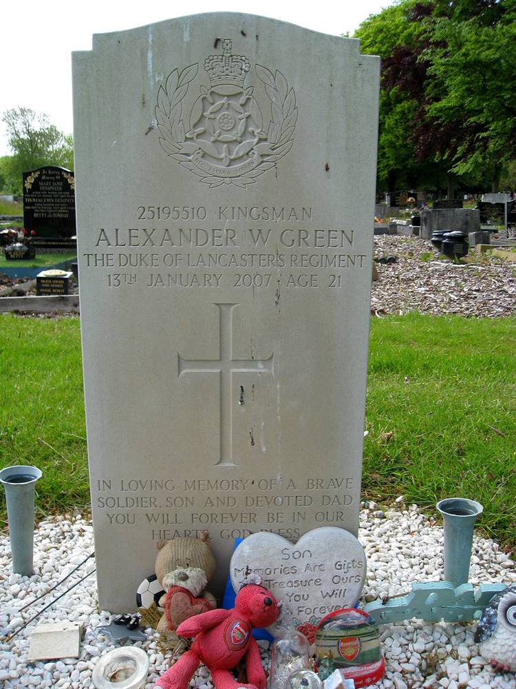 Brits Oorlogsgraf Warrington Cemetery
