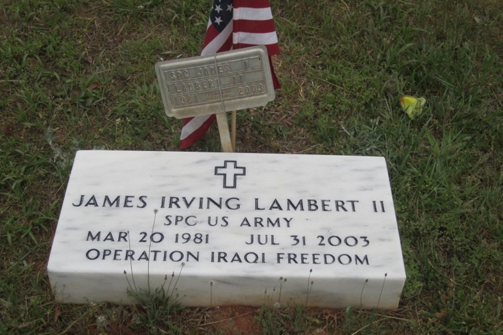 American War Grave New Grove Baptist Church Cemetery