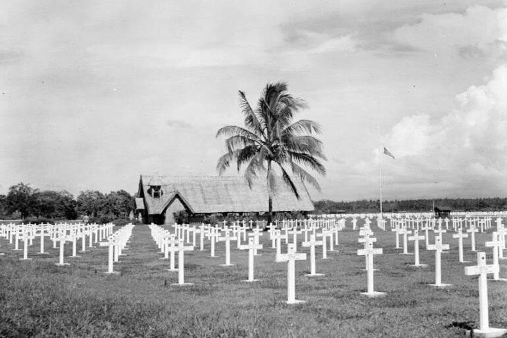 Location Former American War Cemetery Guadalcanal