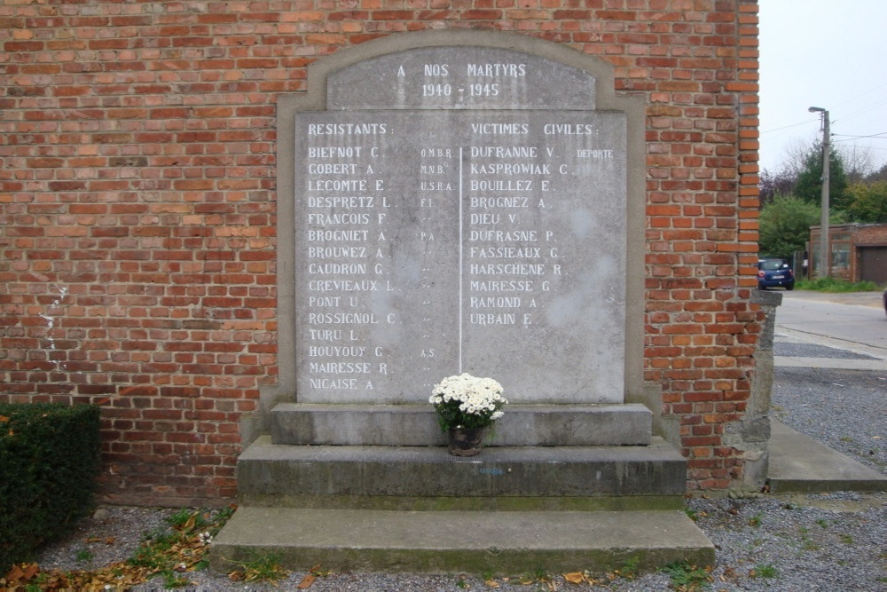 Monument Tweede Wereldoorlog Flnu