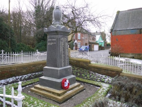 War Memorial Clare Vale