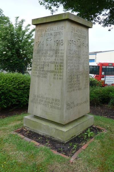 War Memorial Tittingdorf #2