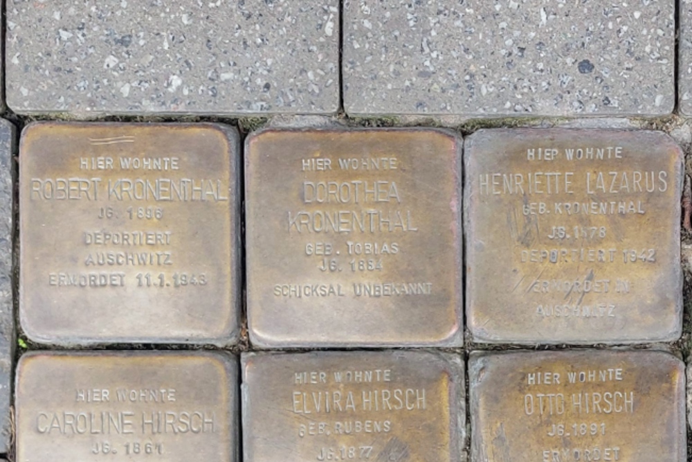 Stolpersteine Engerserstrae. 6 #3