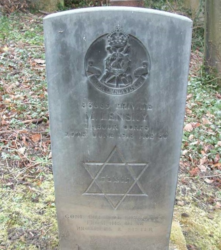 Commonwealth War Graves Rivelin Jewish Cemetery