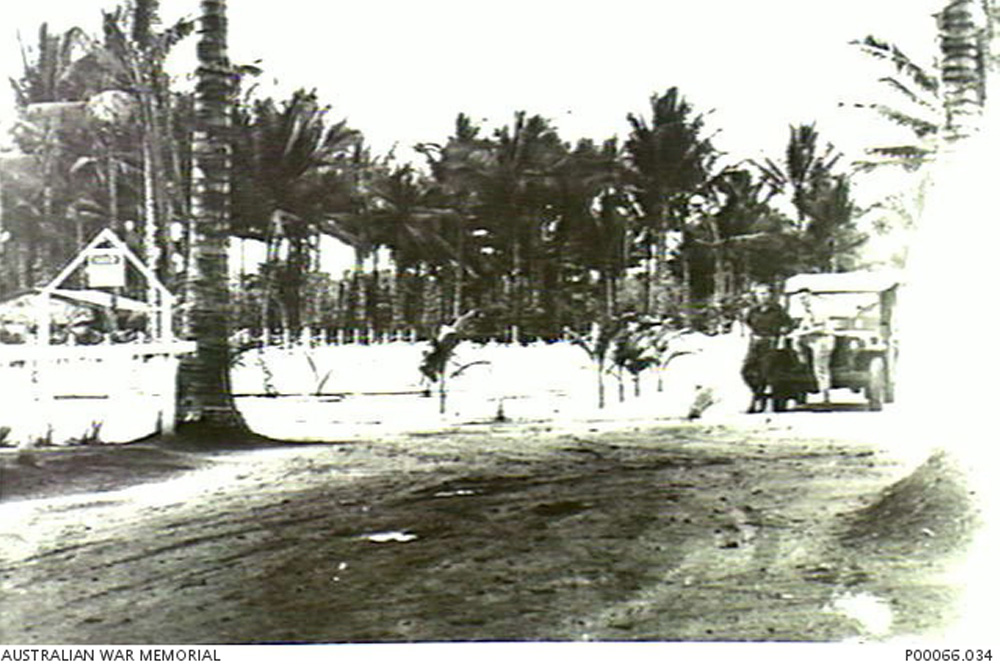 Location Temporary American War Cemetery Morotai