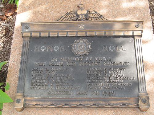World War II Memorial Milton