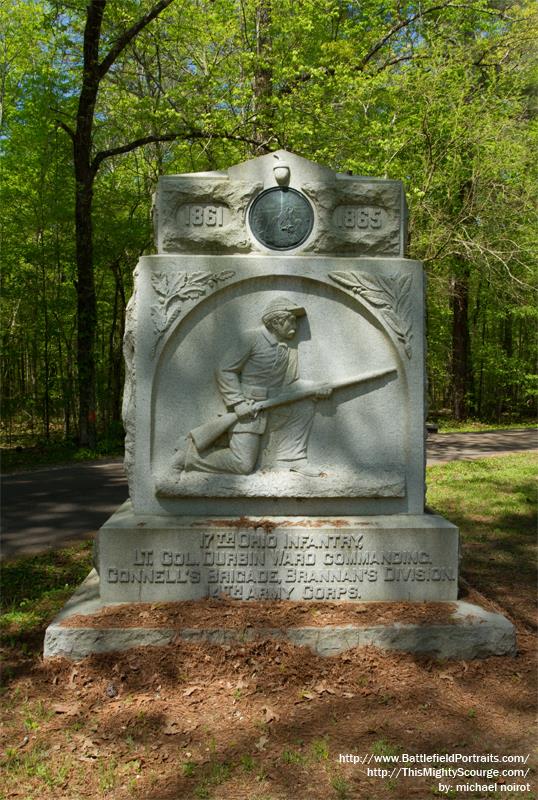 Monument 17th Ohio Infantry