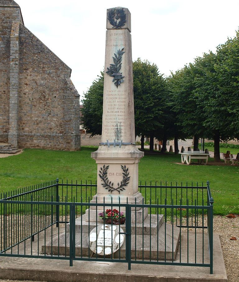 Monument Eerste Wereldoorlog Grange-le-Bocage