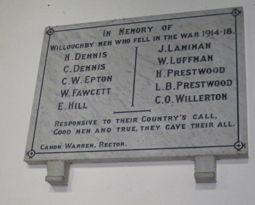 War Memorial Willoughby