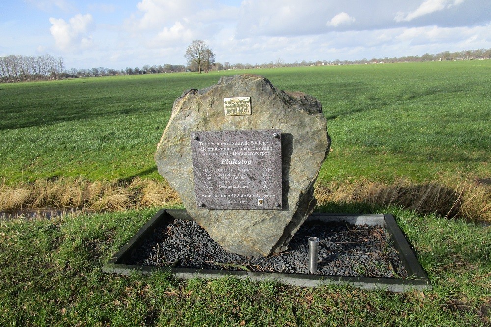 Monument Crash B17 bommenwerper Staphorst