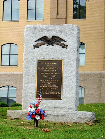Monument Veteranen Korea & Vietnam Oorlog Hamblen County