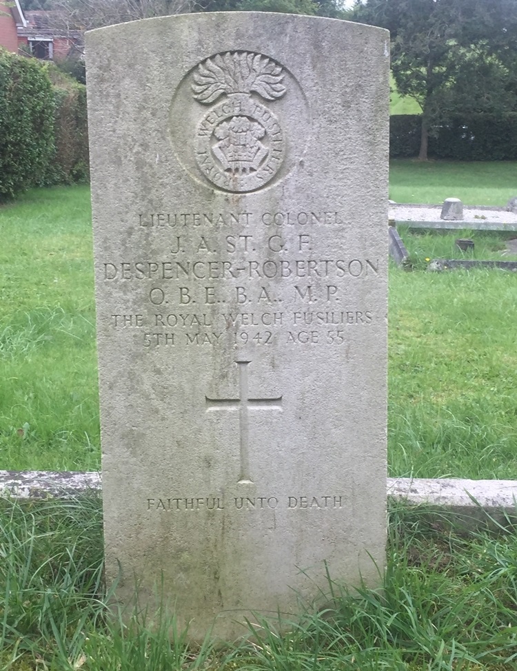 Commonwealth War Grave Newton Tony Burial Ground