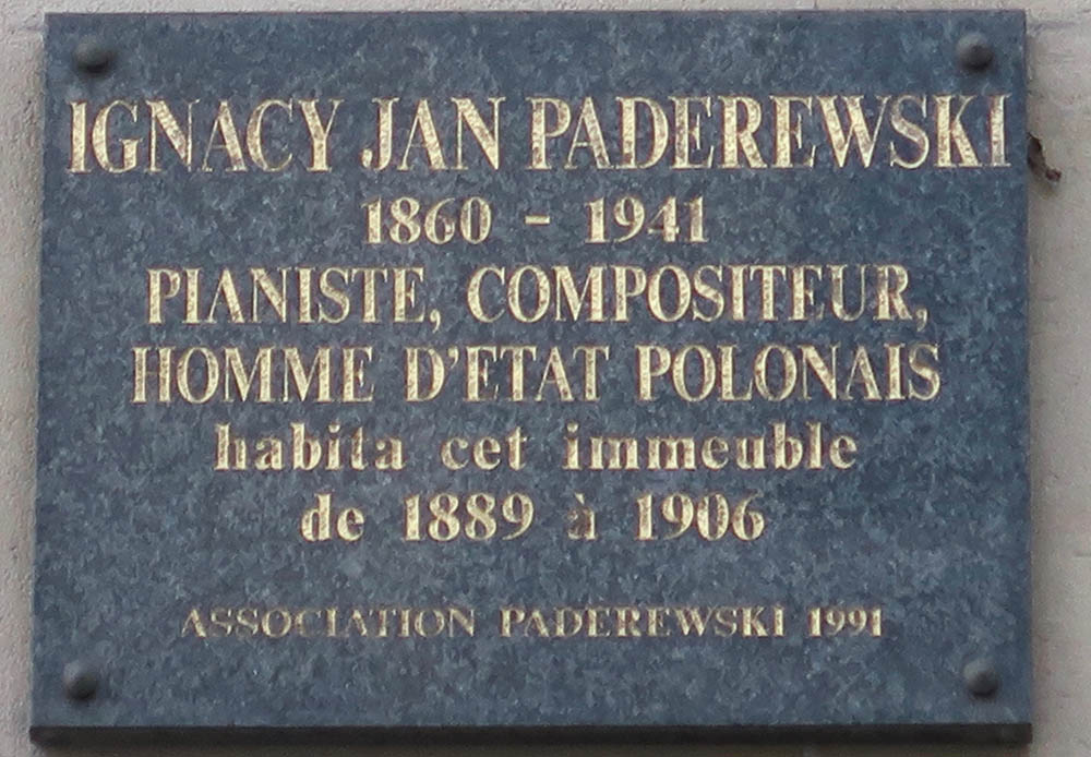 Former House Ignacy Paderewski