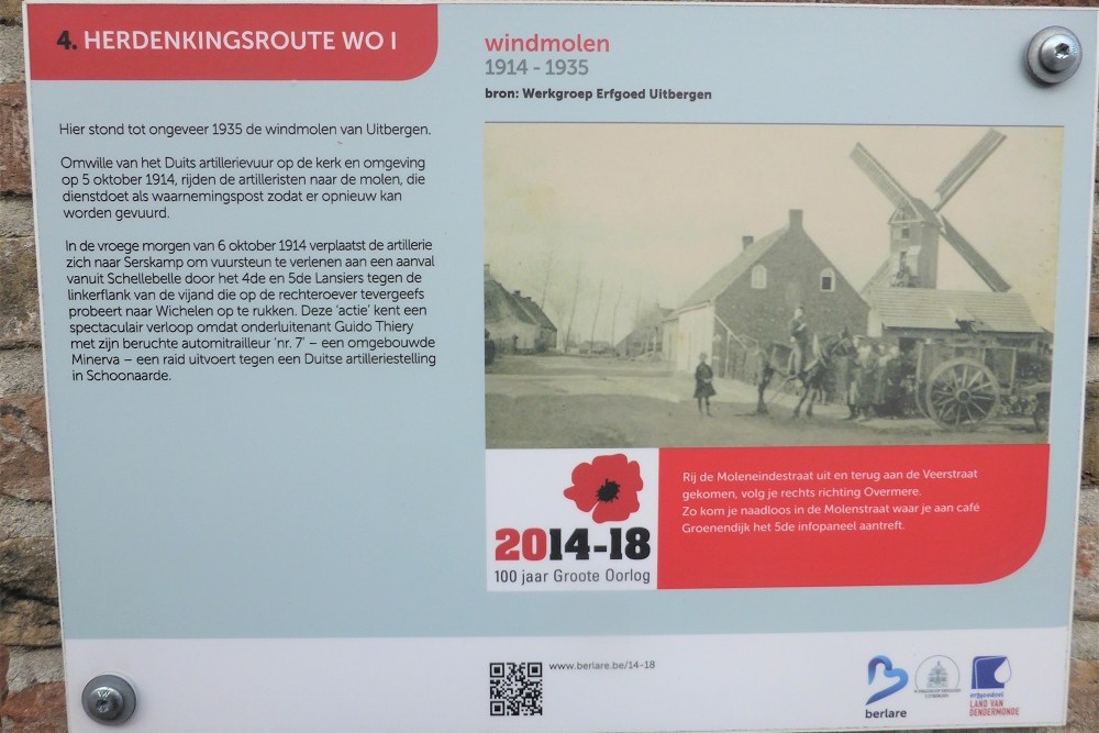 Memorial Route 100 years Great War - Information Board 4