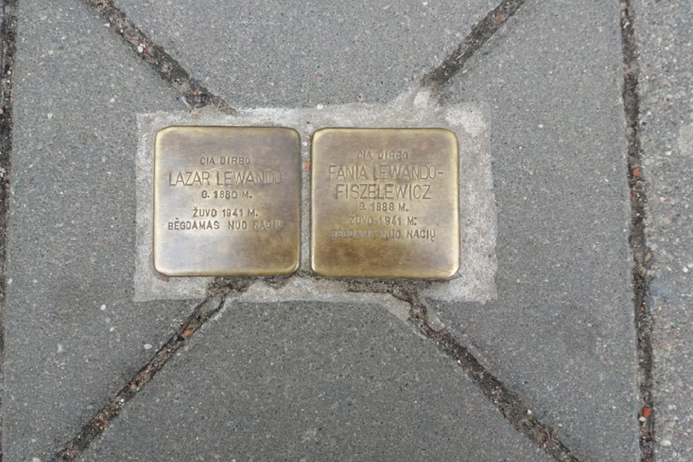 Stolpersteine Vokiečių gatvė 14
