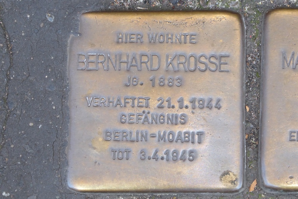 Stolpersteine Elisenstrae 10 #4