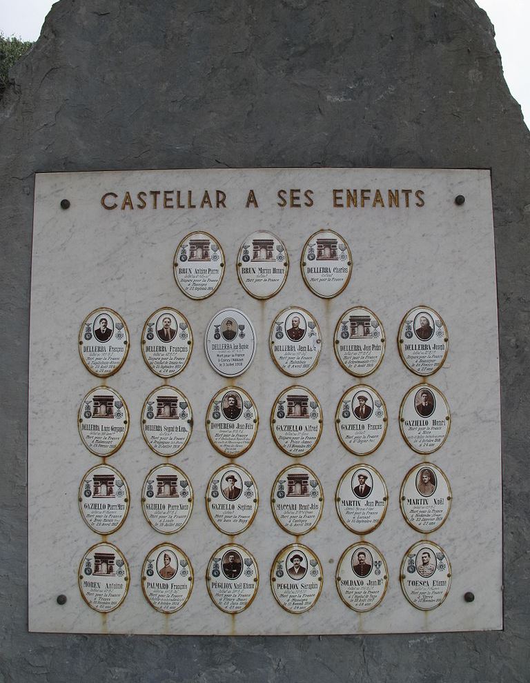 Monument Eerste Wereldoorlog Castellar
