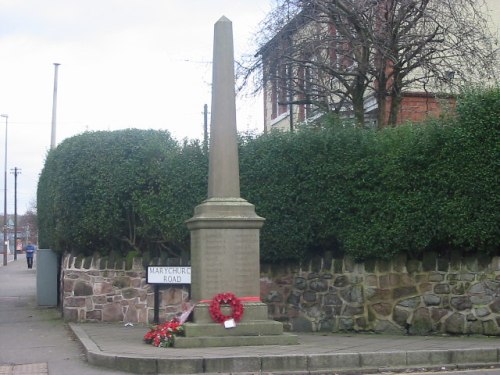 War Memorial Bucknall