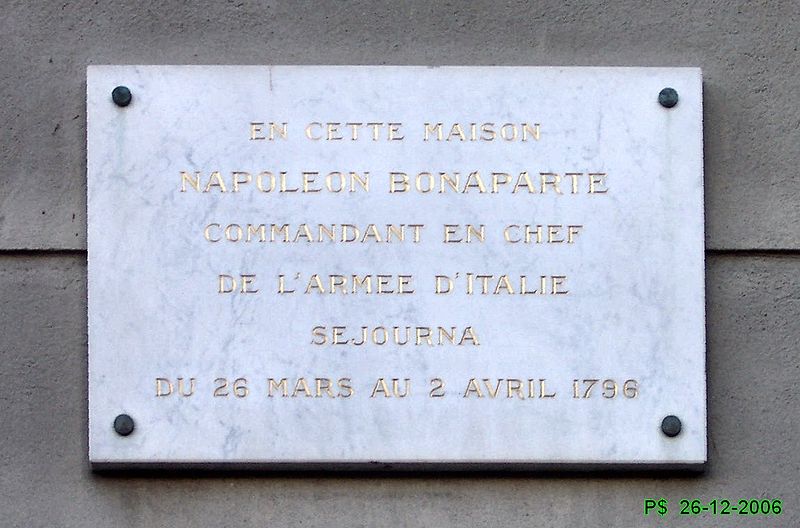 Gedenkteken Napoleon Bonaparte