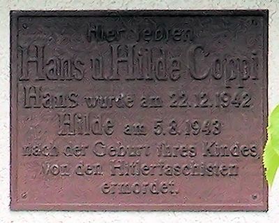 Memorial Hans and Hilde Coppi