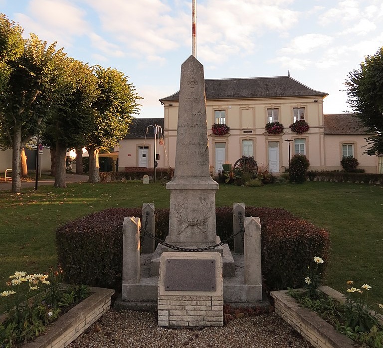 Monument Eerste Wereldoorlog Les Authieux-sur-le-Port-Saint-Ouen