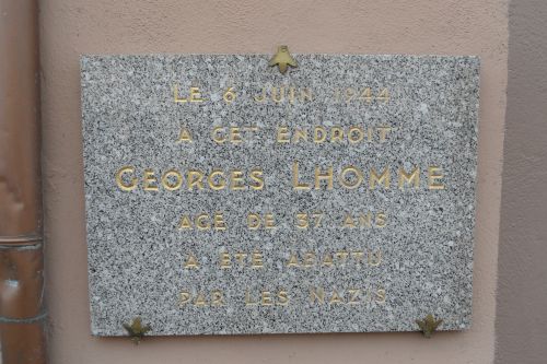 Monument verzetsman Georges LHomme