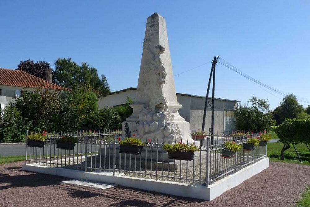 Monument Eerste Wereldoorlog Brie-sous-Archiac