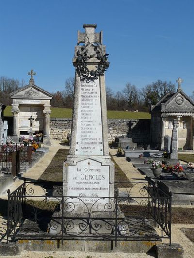 War Memorial Cercles