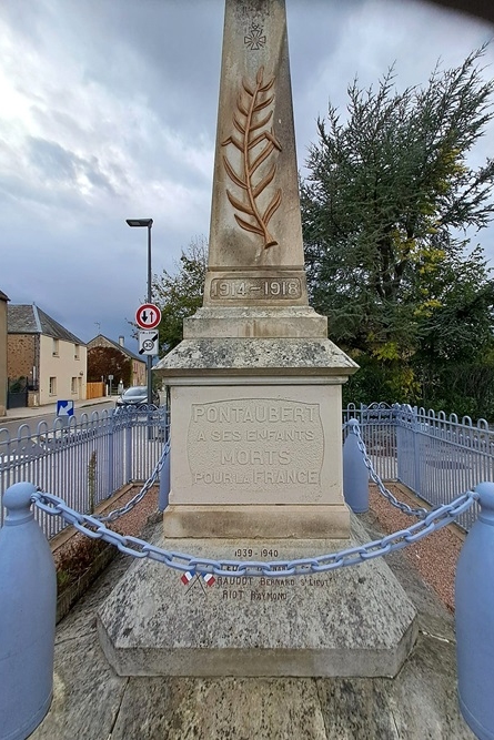 Oorlogsmonument Pontaubert #3