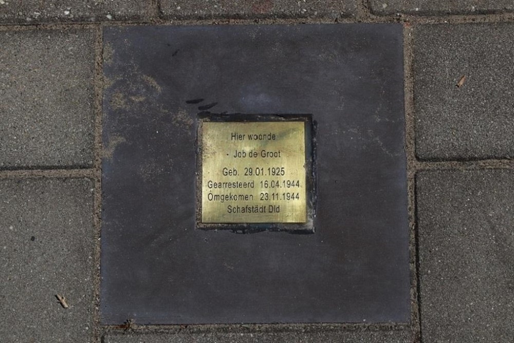 Memorial Stone Rijswijkstraat 29