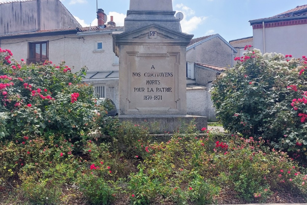 Oorlogsmonument Chazelles-sur-Lyon #2