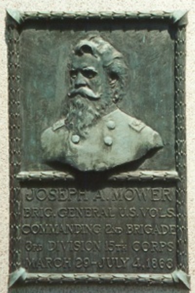 Gedenktekens Brigadier General Joseph A. Mower & Colonel Thomas K. Smith (Union)