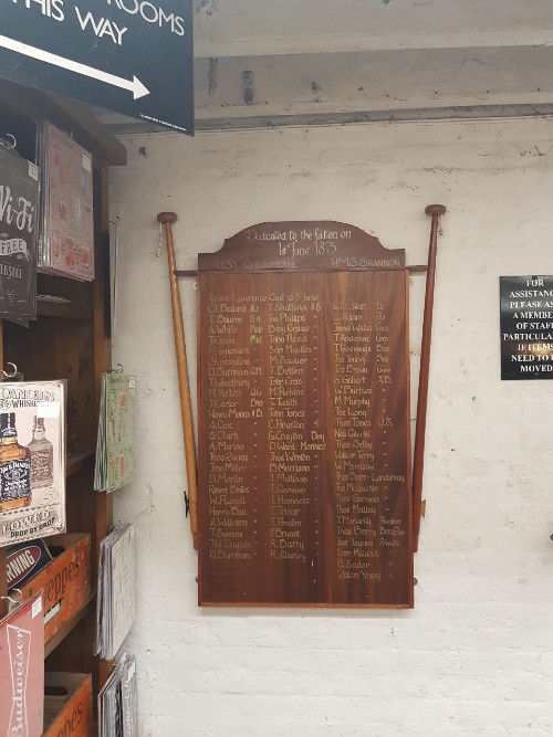 Roll of Honour HMS Shannon #1