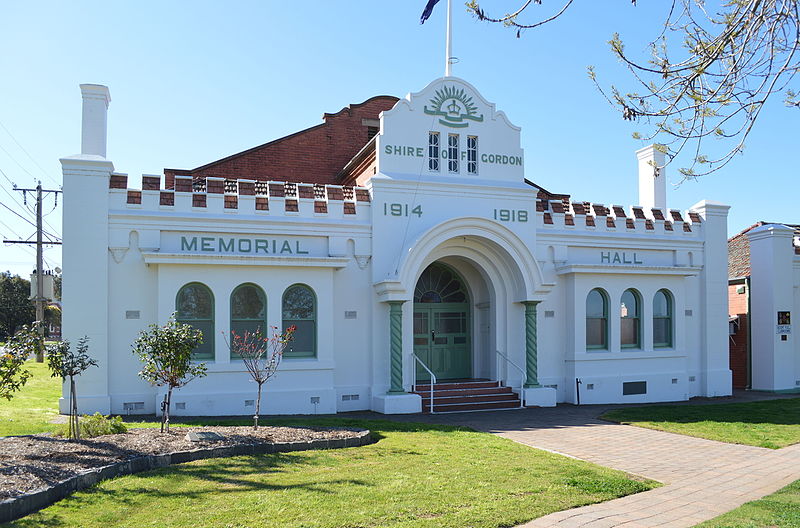 War Memorial Hall Boort
