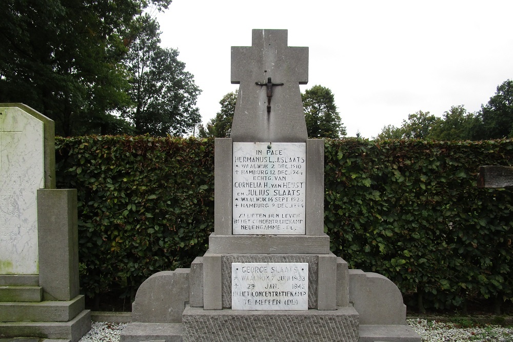 Nederlandse Oorlogsgraven Algemene Begraafplaats Bloemendaal Waalwijk