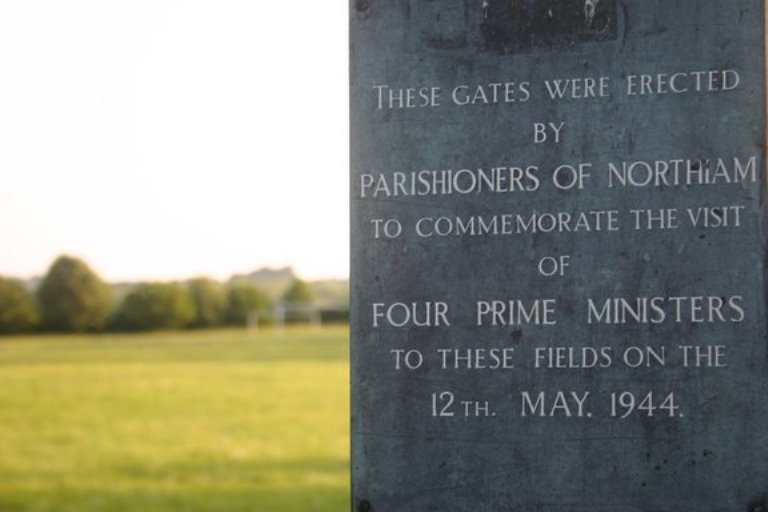Remembrance Gate Visit of Prime Ministers