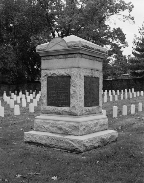 Geconfedereerd Monument Philadelphia National Cemetery