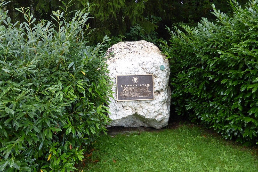 Commemorative Stone 87th Infantry Division