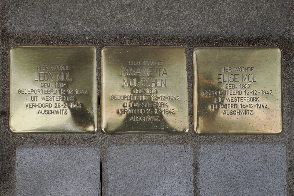 Stolpersteine Hofstraat 12 (destijds Hofstraat 7) #1