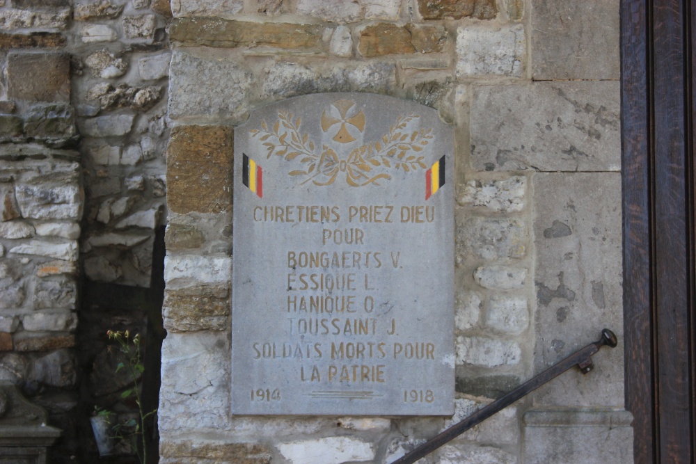 Gedenktekens Oorlogsslachtoffers Comblain-la-Tour