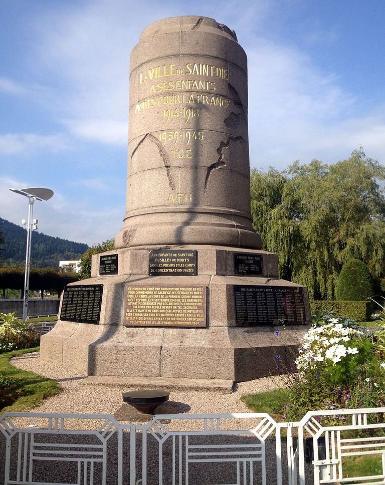 War Memorial Saint-Di-des-Vosges