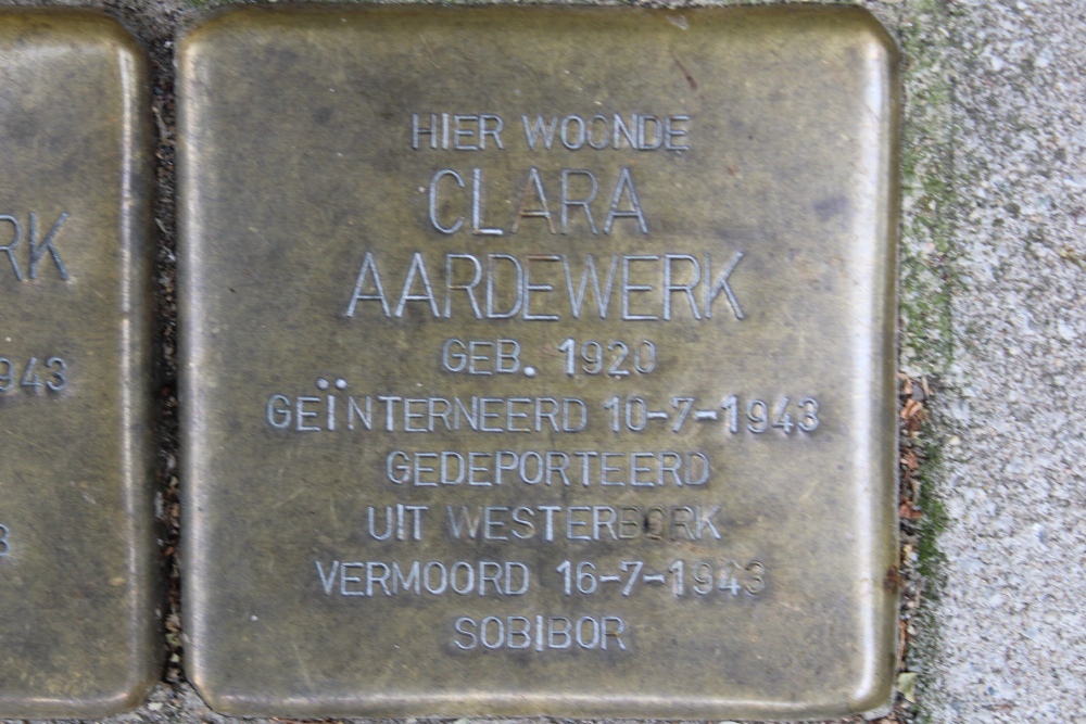 Stolpersteine Blasiusstraat 115 #3