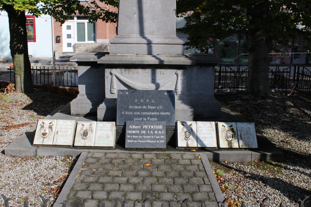 Oorlogsmonument Ham-sur-Sambre	 #4