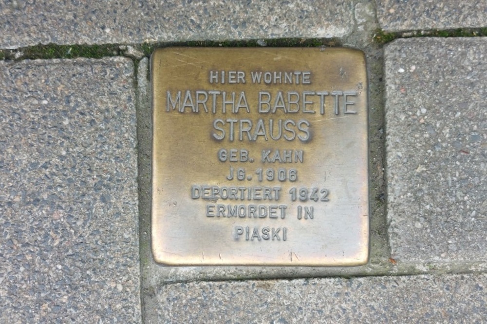 Stolperstein Schlossstrae 23 #2