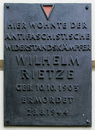 Gedenkteken Wilhelm Rietze