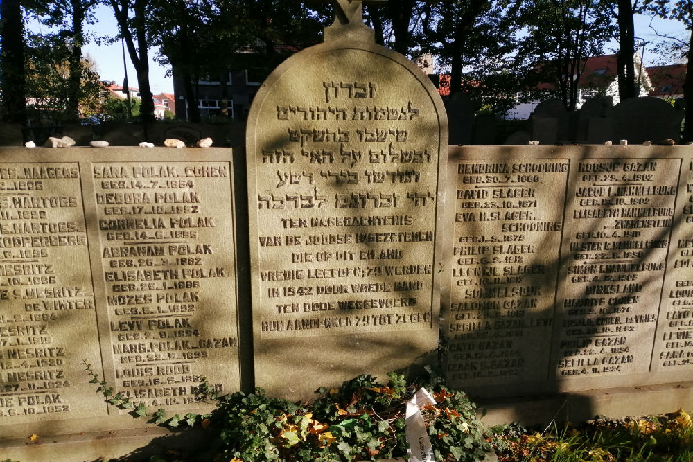 Jewish Memorial Old Jewish Cemetery Middelharnis